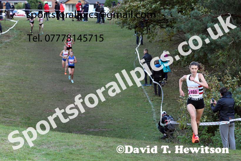 Senior womens 2021 National Cross Country Relays, Berry Hill Park, Mansfield. Photo: David T. Hewitson/Sports for All Pics